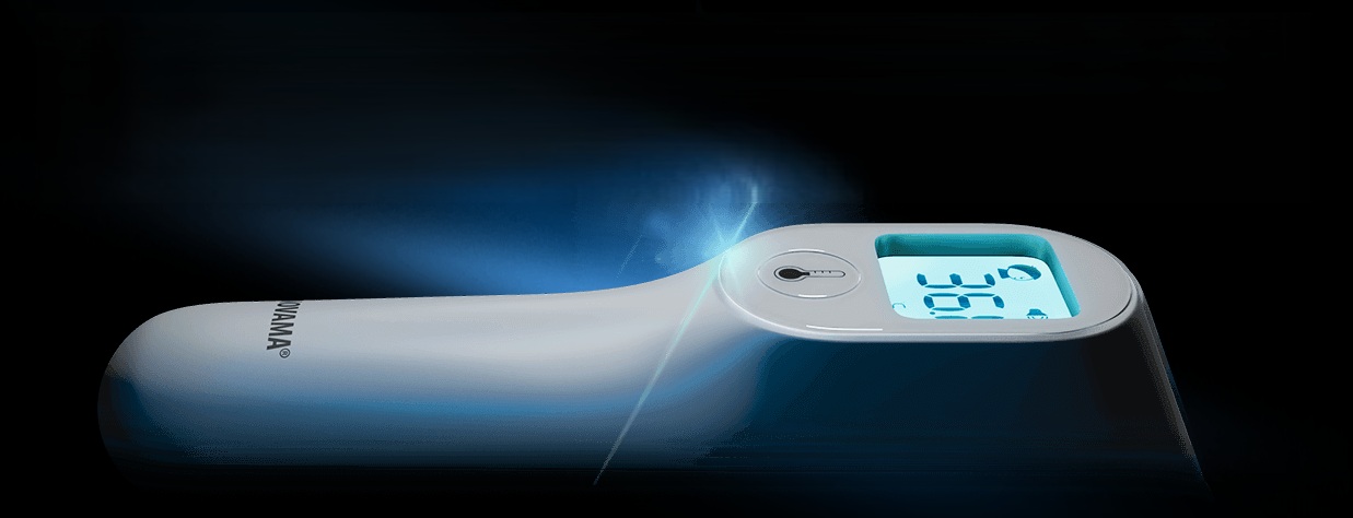 kontaktloses Thermometer mit Abstandssensor